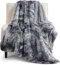 Bedsure GentleSoft Fluffy Fuzzy Faux Fur Throw Blanket by Unknown