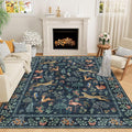 DUKINO 8x10 Area Rugs, Washable Soft Animal Bedroom Rug Non Slip, Low Pile by DUKINO