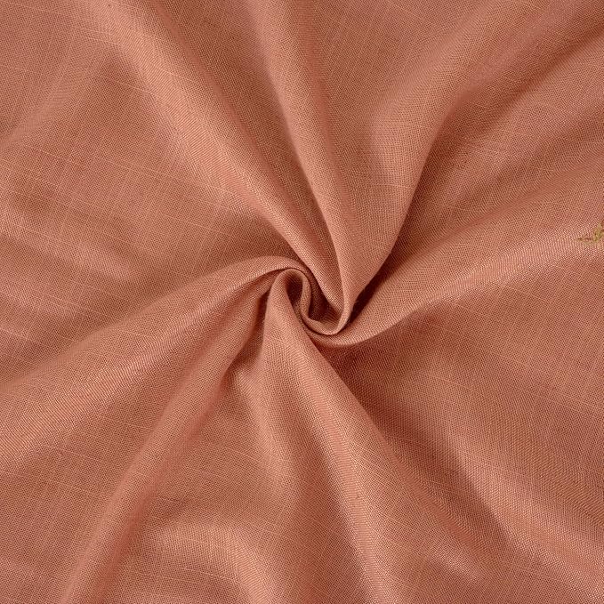 BGment Terracotta Linen Curtains 90 Inch Length - Image 9