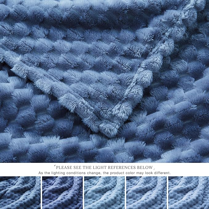 EXQ Home Fleece Throw Blanket for Couch or Bed - Image 5