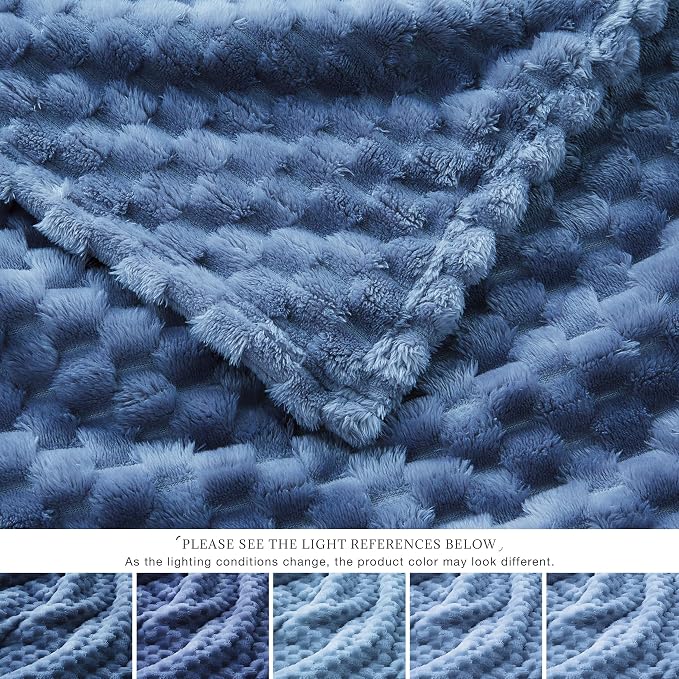 EXQ Home Fleece Throw Blanket for Couch or Bed - Image 5